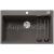 Blanco vstavaný drez ETAGON 8 SILGRANIT 780x510 InFino s tiahlom sivá vulkán