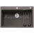 Blanco vstavaný drez ETAGON 8 SILGRANIT 780x510 InFino s tiahlom sivá vulkán