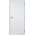 Doornite DTD a CPL laminátové PLNÉ Biela (Egger W980) hladká interiérové dvere 60ľavé WC-z