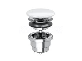 Villeroy & Boch umývadlová výpusť pre umývadlá bez prepadu Stone White