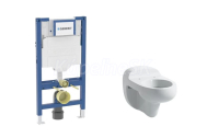 Geberit set Detský modul+Laufen FLORA KIDS detské WC závesné, hlboké splachovanie, biela
