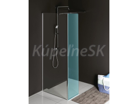 Polysan MODULAR SHOWER Walk-in stena na inšt. na múr, pre pripojenie príd. panelu, 900 mm