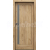 PORTA Doors SET Rámové dvere VERTE HOME M.1 so sklom, fólia Dub Craft Zlatý a zárubeň