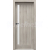 PORTA Doors SET Rámové dvere VERTE HOME M.1 so sklom, fólia Agát Strieborný a zárubeň