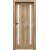 PORTA Doors SET Rámové dvere VERTE HOME M.2 so sklom, fólia Dub Mauvella a zárubeň