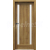 PORTA Doors SET Rámové dvere VERTE HOME M.2 so sklom, fólia Agát Medový a zárubeň
