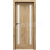 PORTA Doors SET Rámové dvere VERTE HOME M.2 so sklom, fólia Dub Craft Zlatý a zárubeň