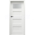 PORTA Doors SET Rámové dvere VERTE PREMIUM A.1 sklo Matné, Soft CPL Biela a zárubeň