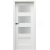 PORTA Doors SET Rámové dvere VERTE PREMIUM A.3 sklo Matné, 3Dfólia Biela a zárubeň