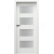 PORTA Doors SET Rámové dvere VERTE PREMIUM A.4 sklo Matné, Soft CPL Biela a zárubeň