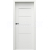 PORTA Doors SET Rámové dvere VERTE PREMIUM E.1 sklo Matné, 3Dfólia Biela a zárubeň