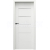 PORTA Doors SET Rámové dvere VERTE PREMIUM E.2 sklo Matné, 3Dfólia Biela a zárubeň
