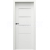 PORTA Doors SET Rámové dvere VERTE PREMIUM E.3 sklo Matné, 3Dfólia Biela a zárubeň