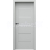PORTA Doors SET Rámové dvere VERTE PREMIUM E.3 sklo Matné, 3Dfólia Sivá a zárubeň