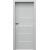 PORTA Doors SET Rámové dvere VERTE PREMIUM E.5 sklo Matné, 3Dfólia Sivá a zárubeň
