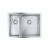 Grohe K700 kuchynský dvojdrez 595x450x200 mm brúsená Nerez