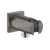 Grohe Rainshower nástenné kolienko s držiakom hranatá rozeta brúsený Hard Graphite 26659AL
