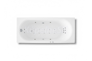 ARTTEC HARMONY FLAT 160 x 70 cm hydromasážna obdĺžniková akrylátová vaňa Biela