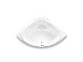 ARTTEC RELAX SURF a CHROMO 150 x150 cm hydromasážna rohová akrylátová vaňa Biela