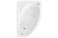 ARTTEC DREAM FLAT 170 x110 cm pravá hydromasážna rohová akrylátová vaňa Biela