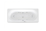 ARTTEC SPIRIT SURF a CHROMO 170 x75 cm hydromasážna obdĺžniková akrylátová vaňa Biela