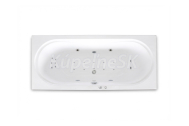 ARTTEC SPIRIT FLAT 170 x75 cm hydromasážna obdĺžniková akrylátová vaňa Biela