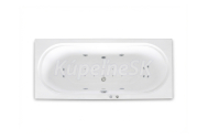 ARTTEC SPIRIT LUXUS 170 x 75 cm hydromasážna obdĺžniková akrylátová vaňa Biela
