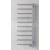 PMH  Apollo 1L kupeľnový radiátor 500x1140 mm,Metalický strieborný  štrukturálny Lavý