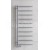 PMH  Apollo 1 kupeľnový radiátor 500x1140 mm, Metalický strieborný Pravý