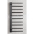 PMH  Apollo 2 kupeľnový radiátor 500x1500 mm, Metalický antracit Pravý