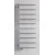 PMH  Apollo 2 kupeľnový radiátor 500x1500 mm, Metalický strieborný štrukturálny Pravý