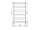 PMH Ulysses kúpeľňový radiátor 700x1294mm  Metalický strieborný štrukturálny