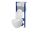 Cersanit set C35 podomietkový mechanický modul a WC závesné Moduo so sedátkom SC Duroplast