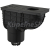 ALCA Univerzálny lapač strešných splavenín 300×155/125 mm priamy, šedá AGV2S