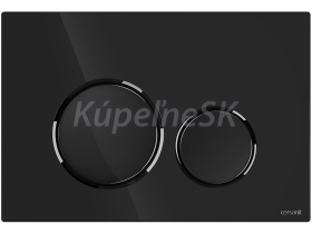 Cersanit Luna Tlačítko pre mechanický podomietkový systém Gun Metal lesklé