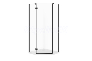 Cersanit Jota set B779 sprch.kút 5-uholníkový 90x90x195cm Číre/Čierna Ľavý+vanič Tako Biel