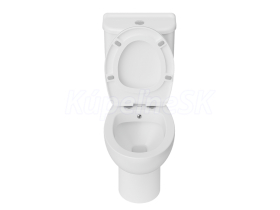 Creavit SEDEF kombi WC s integrovanou bidetovou sprškou vrátane nádržky, spodný odpad