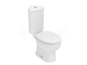 Creavit SEDEF kombi WC s integrovanou bidetovou sprškou vrátane nádržky, spodný odpad