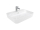Creavit LOOP RECTANGLE keramické umývadlo na dosku 60x45 cm s otvorom pre batériu, biela