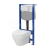 Cersanit set C209 podomietkový pneumatický modul a WC závesné Larga Pro Vortex so sed. SC