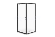 Cersanit Arteco set C702 rohový sprchový kút 90x90x190 cm Pivotové dvere sklo Číre profil
