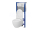 Cersanit set C18 podomietkový mechanický modul a WC závesné Zen Pro Oval Vortex a sed. SC