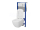 Cersanit set C202 podomiet mechanický modul a WC závesné Zen Pro Square Vortex a sed. SC