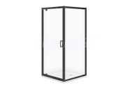 Cersanit Arteco set C701 rohový sprchový kút 80x80x190 cm Pivotové dvere sklo Číre profil