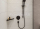 Hansgrohe AddStoris - Polička rohová, matná čierna 41741670