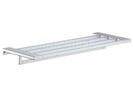 Hansgrohe AddStoris - Polička s držiakom uterákov, dĺžka 65 cm, chróm 41751000