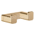 Hansgrohe AddStoris - Dvojháčik, kefovaný bronz 41755140