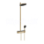 Hansgrohe Pulsify S - Sprchový set s termostatom, priemer 26 cm, 3 prúdy, kefovaný bronz