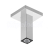 Hansgrohe Príslušenstvo - Sprchové rameno stropné, 11 cm, chróm 24338000