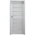 INVADO SET Rámové dvere LINEA FORTE 5 presklené, fólia, Lindo Biela B134 a zárubeň